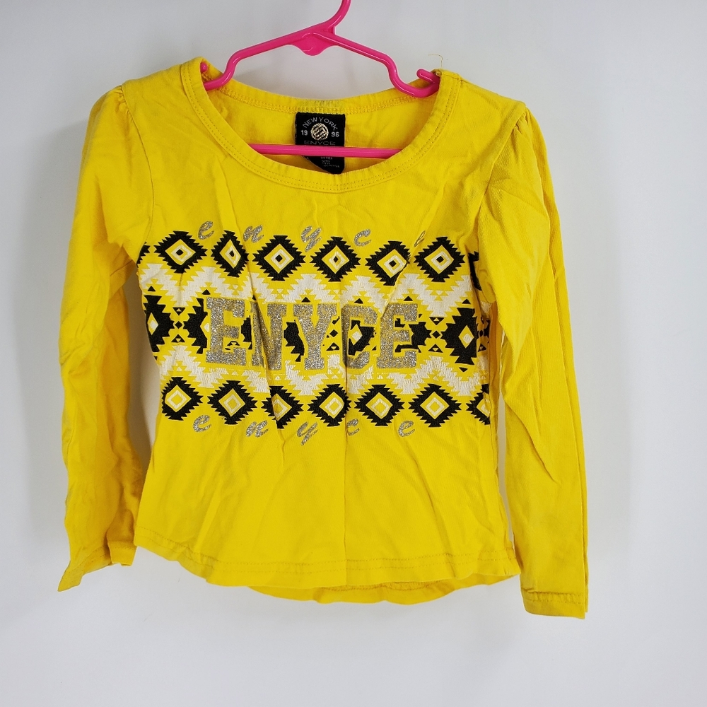 ENYCE kids 4 yellow long sleeve tee